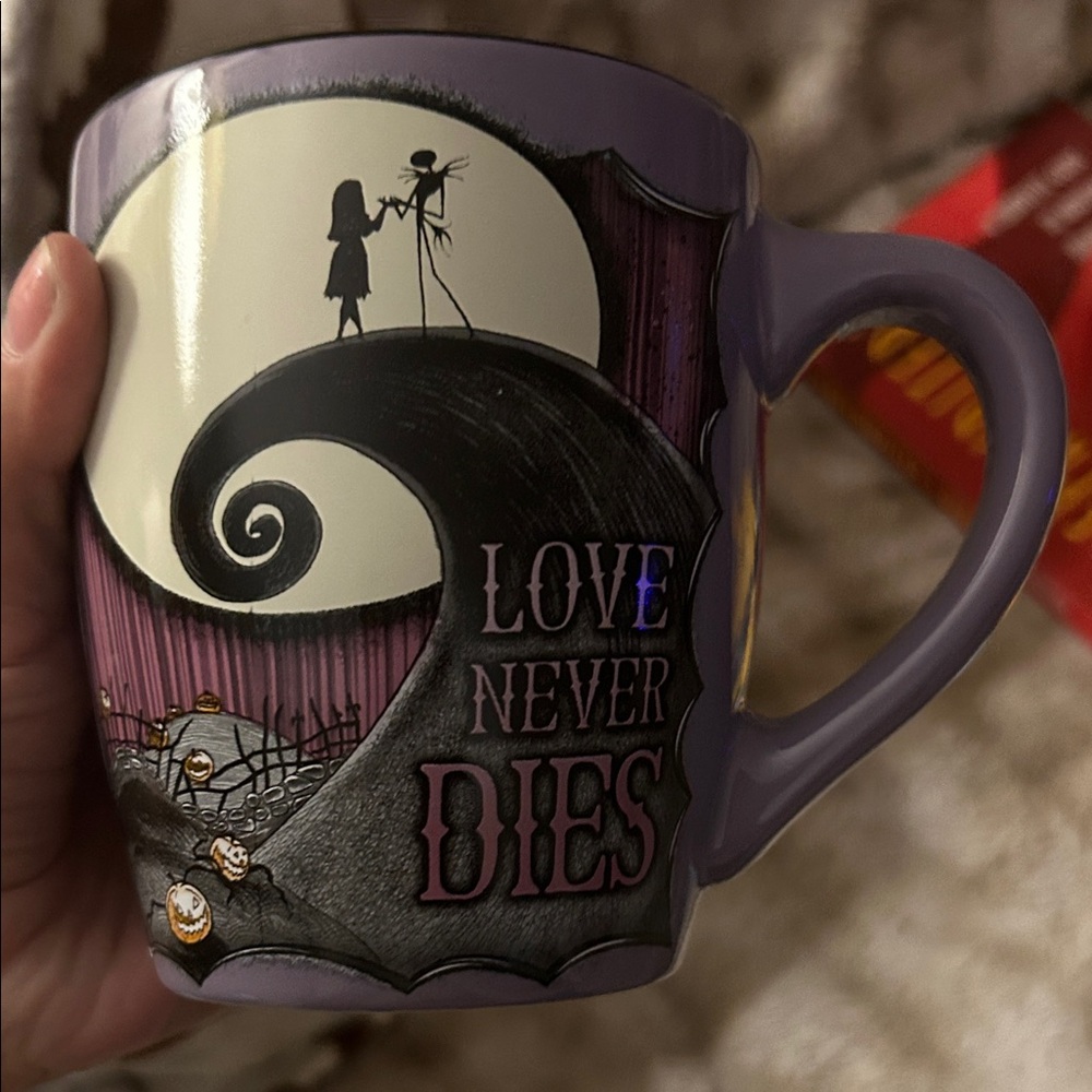 Love Never Dies Purple Ceramic Coffee Mug